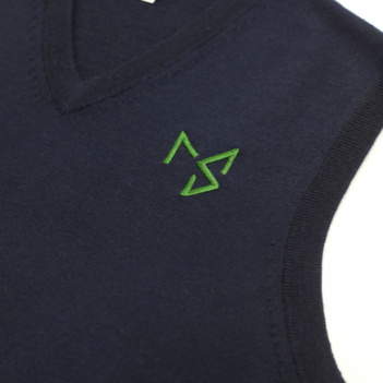 MS Logo V-Neck sweater