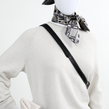 MS crewneck cream sweater